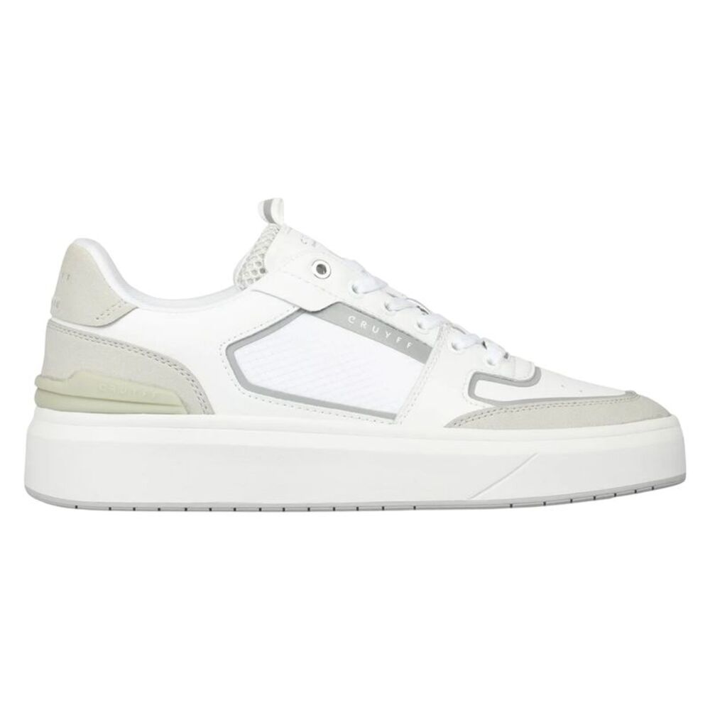 Cruyff Mens Endorsed Leather Sneakers / White
